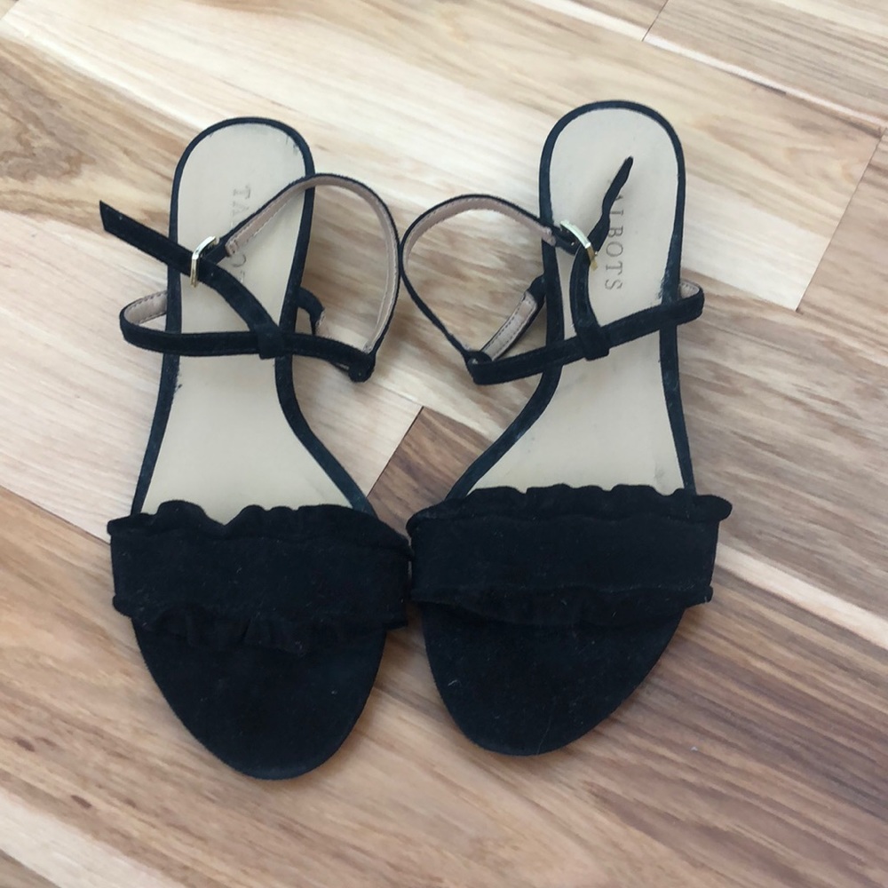 Talbots womens black sandal